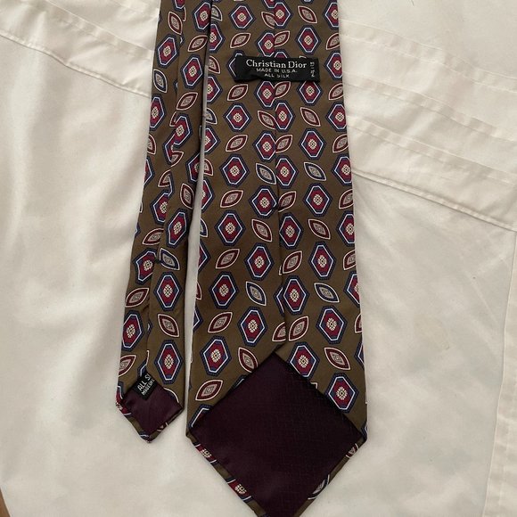 Christian Dior Men's 100% Silk Tie - Picture 4 of 4
